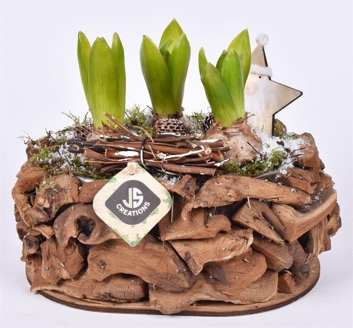 <h4>Druivenhout ovaal br. 25x18cm</h4>