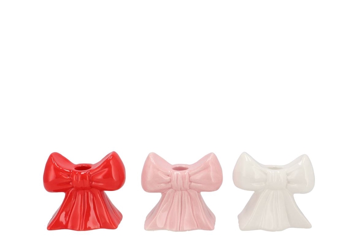 <h4>Faby Jolly Pink Vase Bow Ass 11x7x11cm</h4>