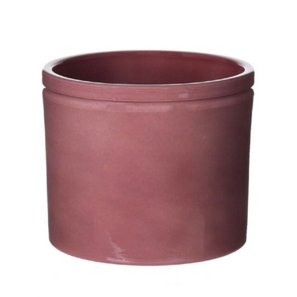 <h4>Pot Lucca1 d23.3xh21.5 merlot glazed</h4>