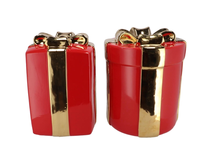 Joy Jolly Red Vase Present 20x30cm Nm