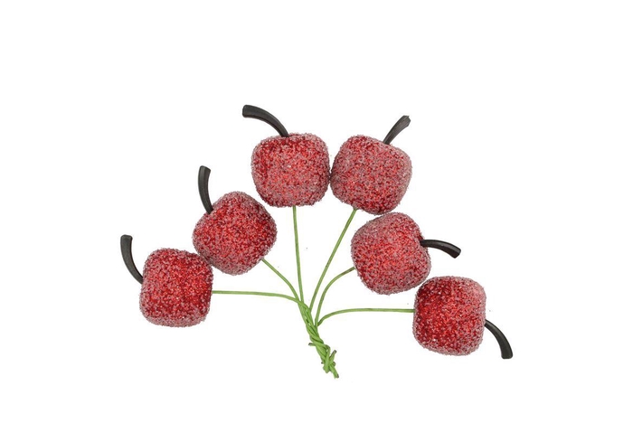 Pick Shine Apple Jolly Red 3x7cm P/72