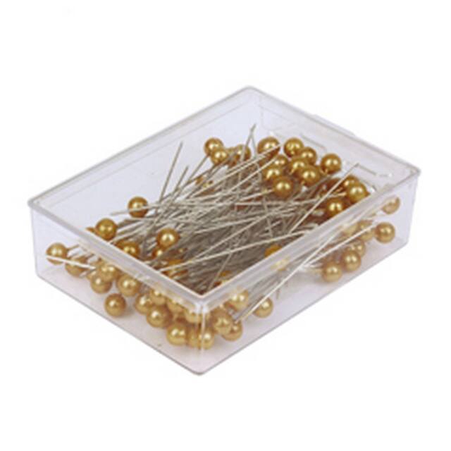 <h4>Pushpins  6cm gold - box 100 pc</h4>