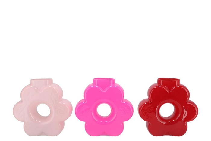 <h4>Livia Dutch Pink Mix Vase Ass 20x7x19cm Nm</h4>