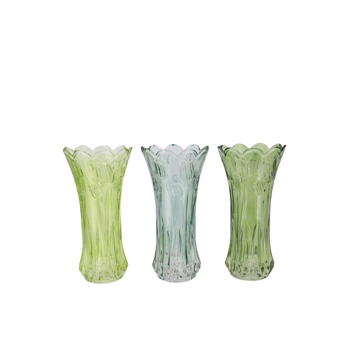 <h4>Delight Fresh Green Mix Vase Tulip Ass 11x20cm Nm</h4>