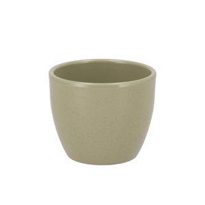 Ceramic Kiwi Stone Pot 10x8,5cm