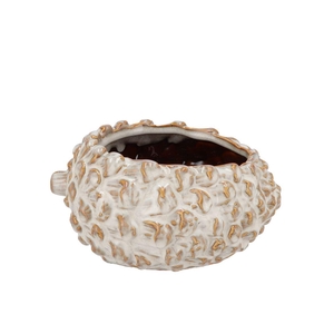 Mette White Pot 18x16x10cm