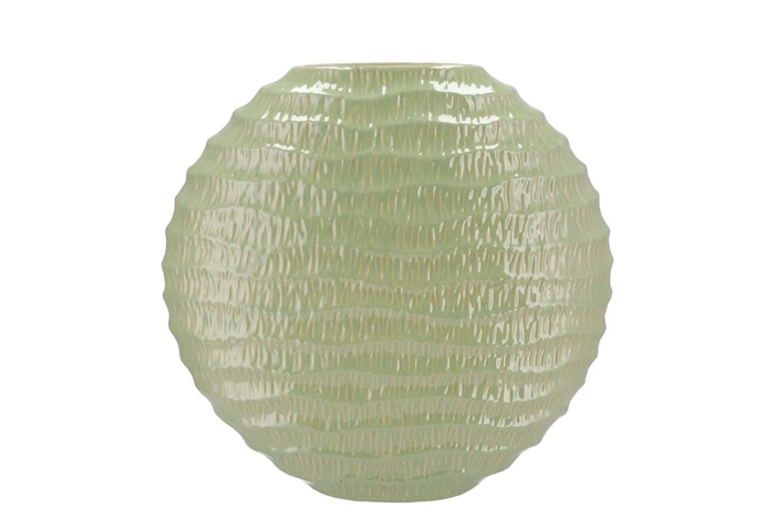 <h4>Lima Pistache Vase Oval 41x14x39cm</h4>