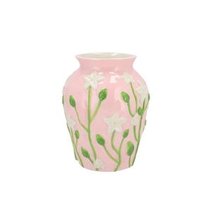 Flair Dreamy Light Pink Vase Flower 17x17x22cm
