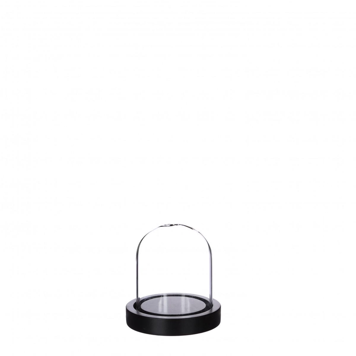 <h4>Glass Cloche Wood d08/10*10cm</h4>