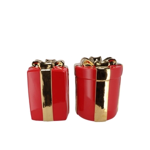 Joy Jolly Red Vase Present 16x20cm Nm
