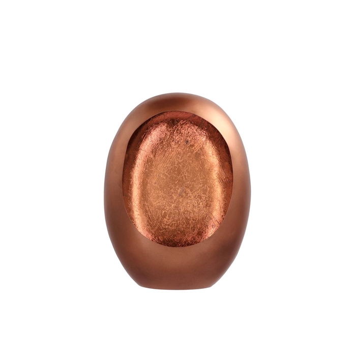 <h4>Marrakech Copper Egg T-light 20x10x28cm</h4>