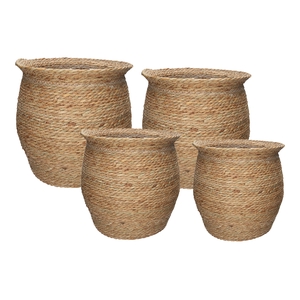DF07-730240100 - Set/4 Basket Amina d75xh56 natural