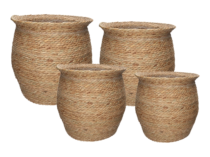 <h4>DF07-730240100 - Set/4 Basket Amina d75xh56 natural</h4>