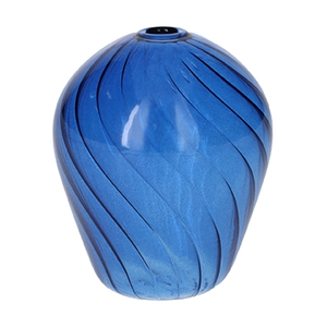 DF02-665293400 - Bottle Swirl d2.5/9.5xh13 blue