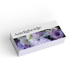 Bloemkaart stylish 07 aardigheidje-pakje 20 stuks
