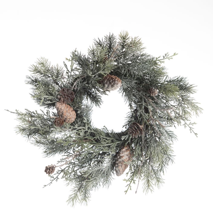 <h4>AF Wreath Pine Cedar Cone Fro</h4>