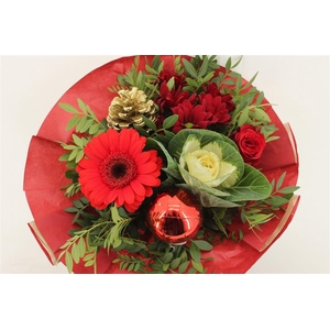 Boeket Craft Kerst Rood