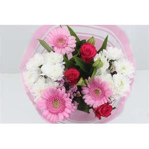 Boeket 3 Roos 3 Germini Roze