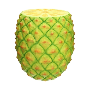 DF03-666350400 - Side table Pineapple d31/41xh43 yellow