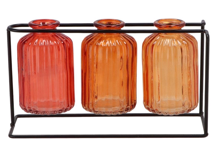 Karakum Coral Sunset Rack Black 22x8x12cm