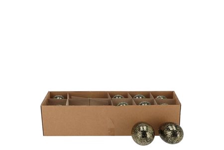 <h4>EGGS CHICKEN BLACK GLITTER P/12</h4>