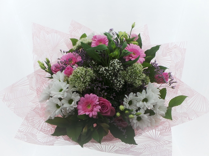 Bouquet Large White /pink