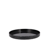 Melamine Wild Black Tray Round 27x27x3cm Nm