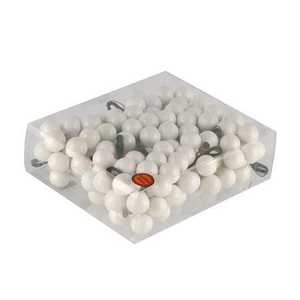 Glass Ball Shiny White 20mm P/144