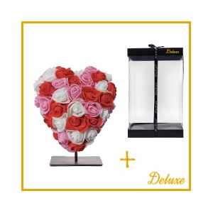 Arr6 Deco Foam Hart 15cm - Ro/wi/roze