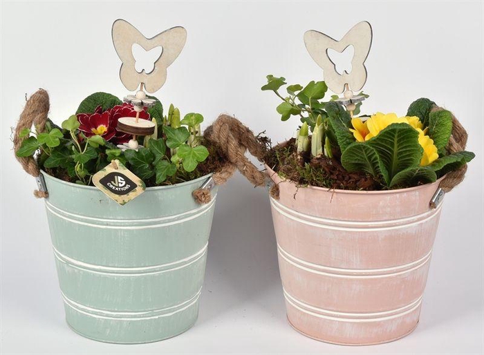 <h4>Zink emmer met touw oor 20cm</h4>