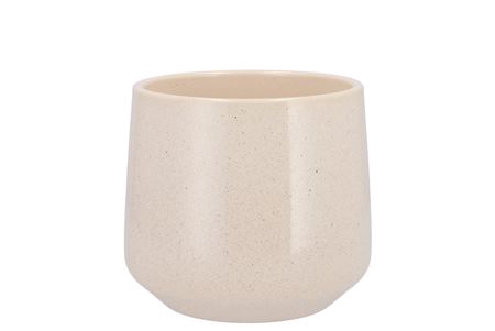 <h4>Ceramic Beige Stone Pot Orchid Berlin 14cm</h4>