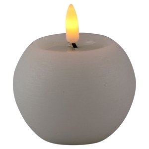 DF12-BD-74000 - Led candle round melting 8x7,5cm white