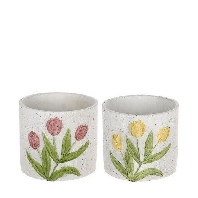 <h4>Ceramics Tulip pot d10.5*10.5cm</h4>