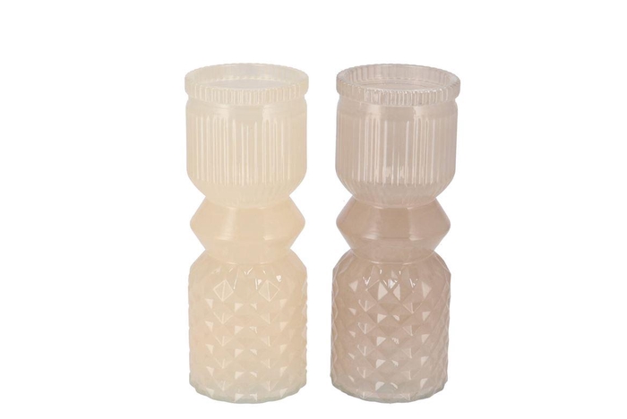 <h4>Lynn Sand Mix Vase Ass 7x18cm</h4>