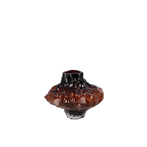 Filou Brown Vase Structure 25x20cm