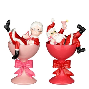 Mrs Santa beker rd/rze 2 ass 11xh18