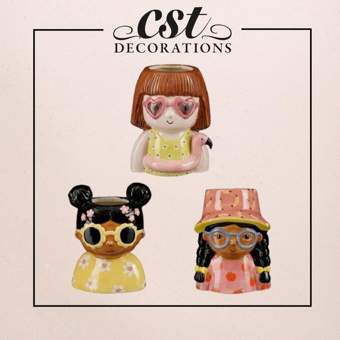 Ceramics Funny planter 12.5*10*16cm