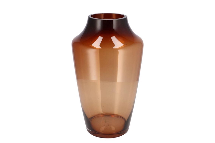 Filou Brown Vase Long 20x33cm