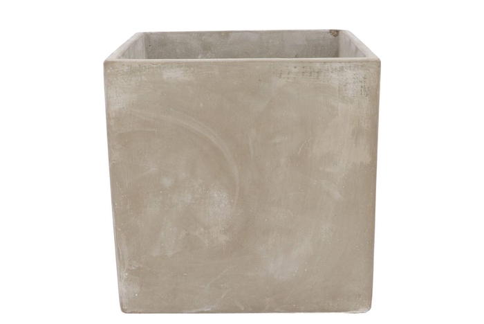 Concrete Pot Square 24x24x24cm