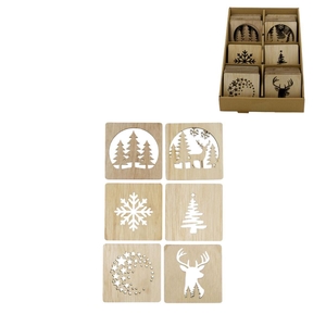 Christmas Coaster Xmas 10*10cm