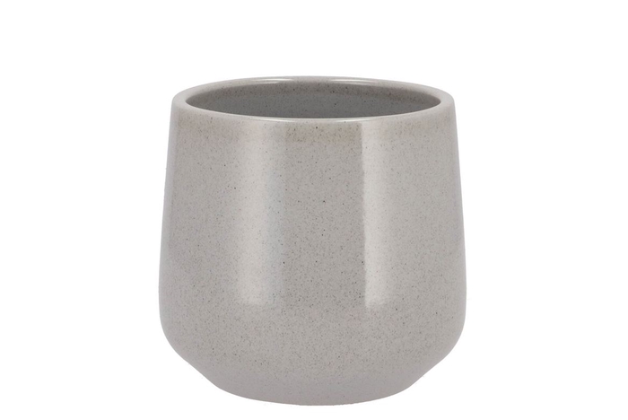 <h4>Ceramic Orchid Pot Berlin Grey Stone 14cm</h4>