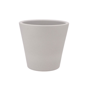 Vinci Matt Grey Container Pot 24x22cm