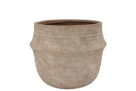 <h4>Lisboa Brown Pot Edge 20x20x18cm</h4>