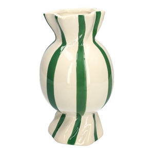 DF11-666582700 - Vase Candy1 d11/14xh24.7 green/white