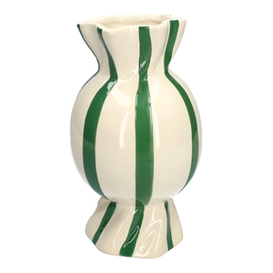 DF03-666582700 - Vase Candy1 d11/14xh24.7 green/white