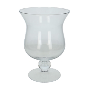 Glass vase/foot d18 5 24cm