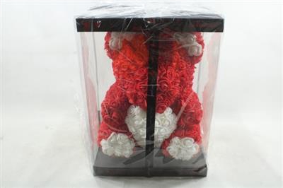 <h4>40cm Beer Rood Wit Hart</h4>