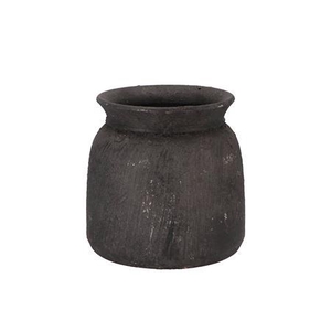 Bali Black Coal Jug 20x21cm Nm