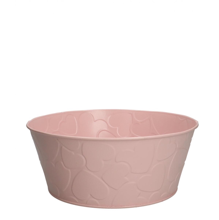 Valentine Zinc Hearts tray d22*10cm