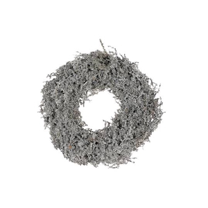 WREATH ASPARAGUS WAX D35 grey